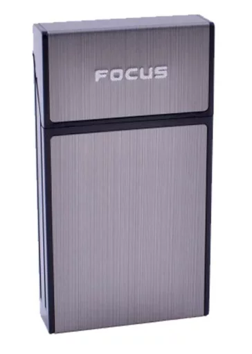 Портсигар Focus серебристый