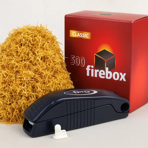 Набір для куріння S 0,5 Голд + 500шт + машинка