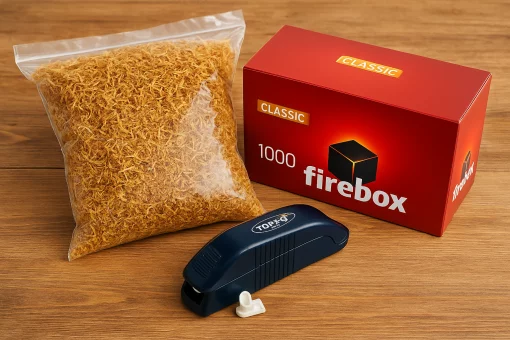 Набір для куріння M 1 кг Голд + 1000шт + машинка