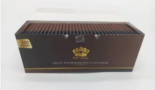 Гільзи для цигарок top gilza коричневі 500 шт
